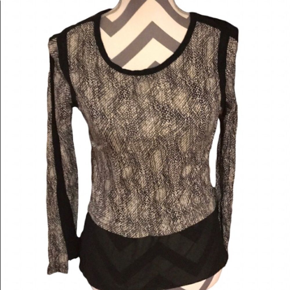 Michael Michael Kors XS Snakeskin Patterned Top